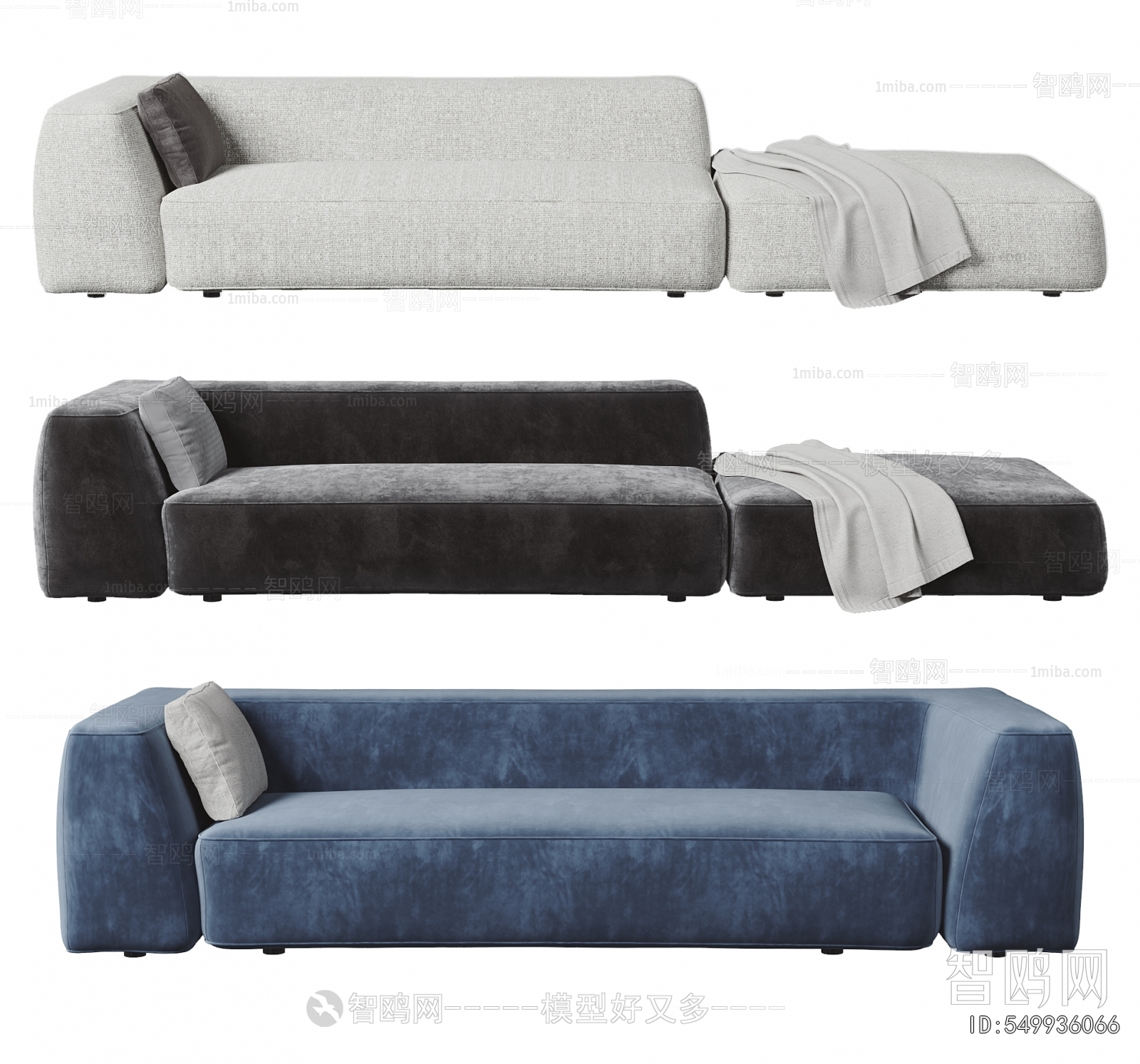 Modern Multi Person Sofa