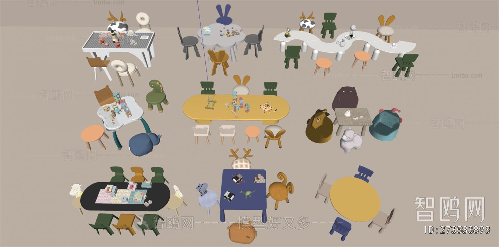 Modern Children's Table/chair