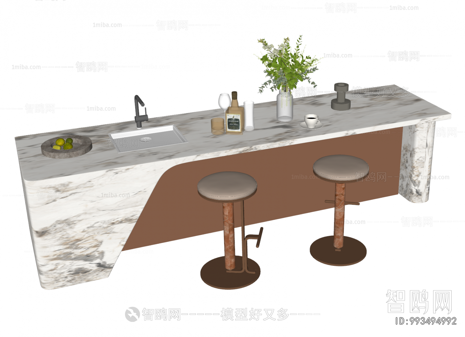 Modern Counter Bar