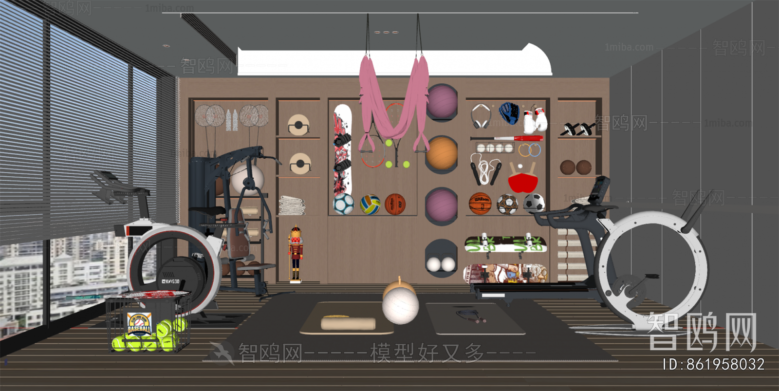 Modern Home Fitness Room