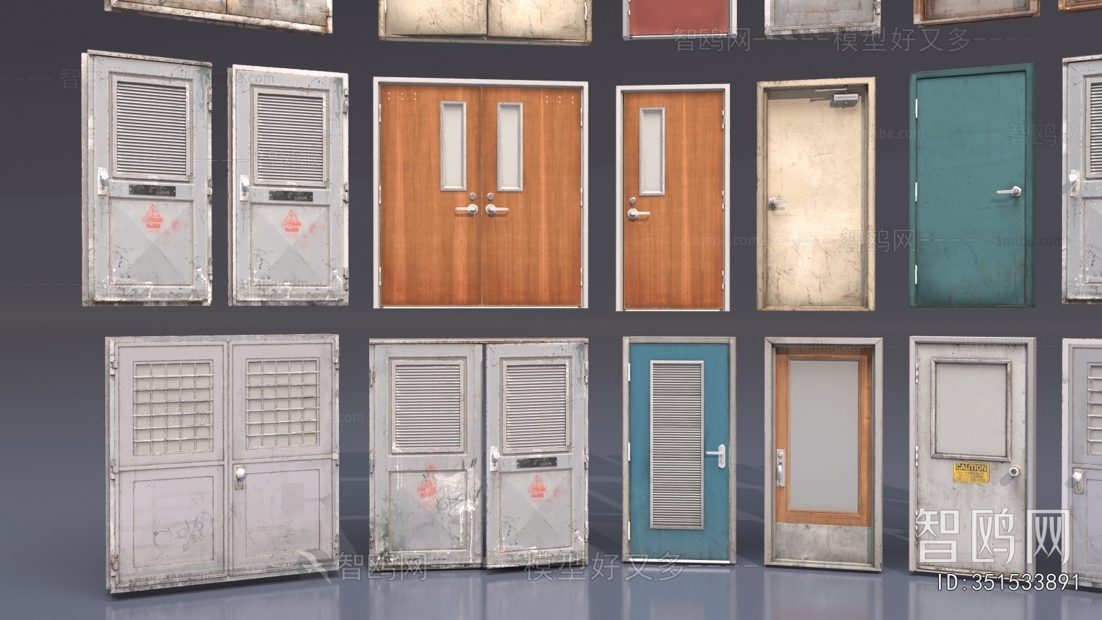 Industrial Style Single Door