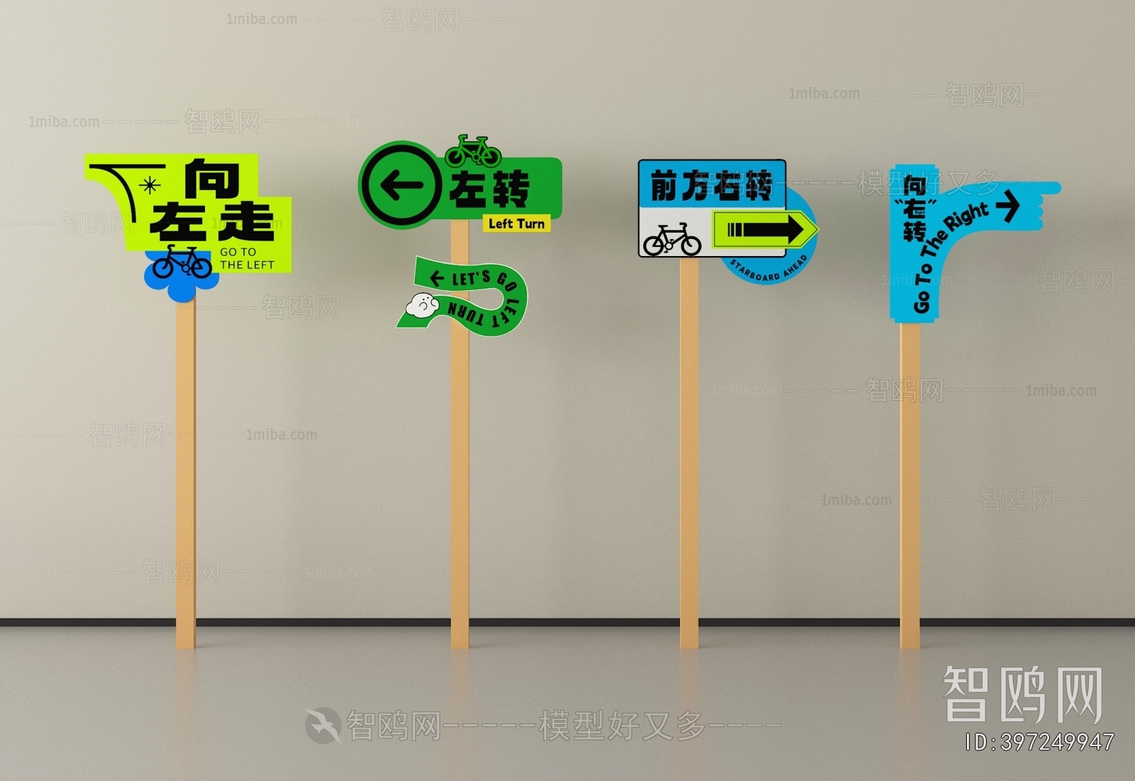 Modern Guide Board/bulletin Board