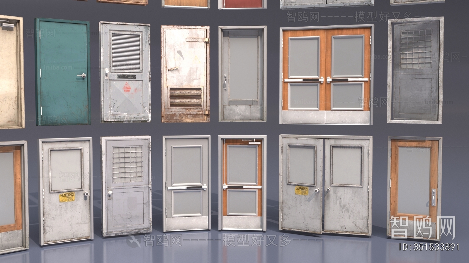 Industrial Style Single Door