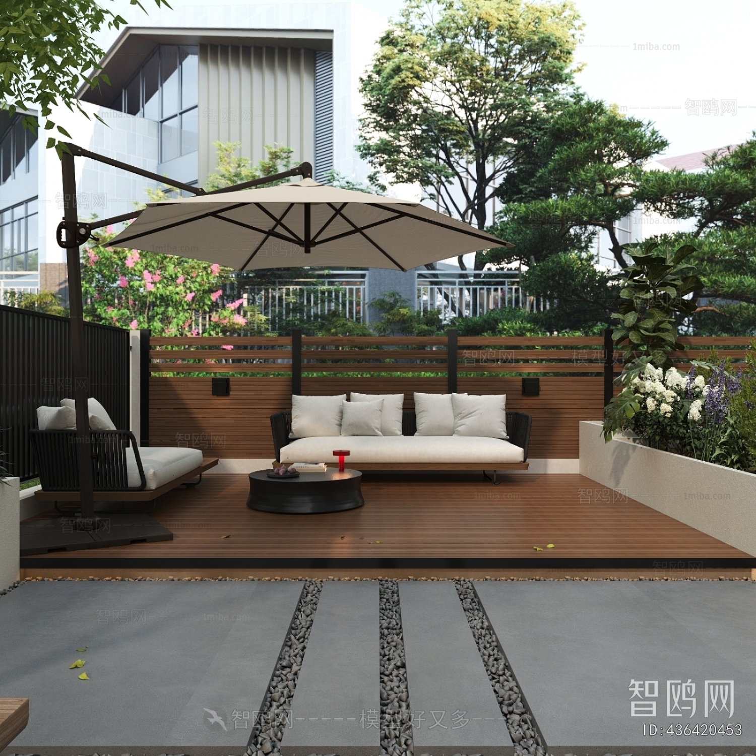 Modern Courtyard/landscape