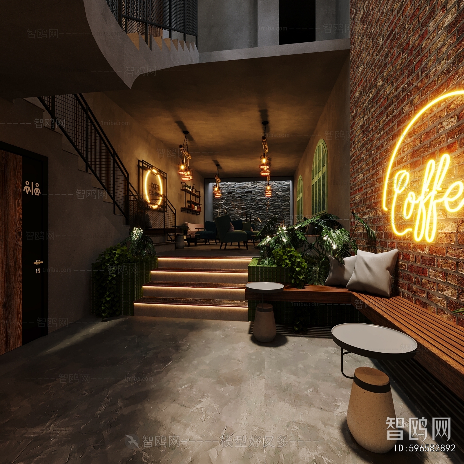 Industrial Style Cafe