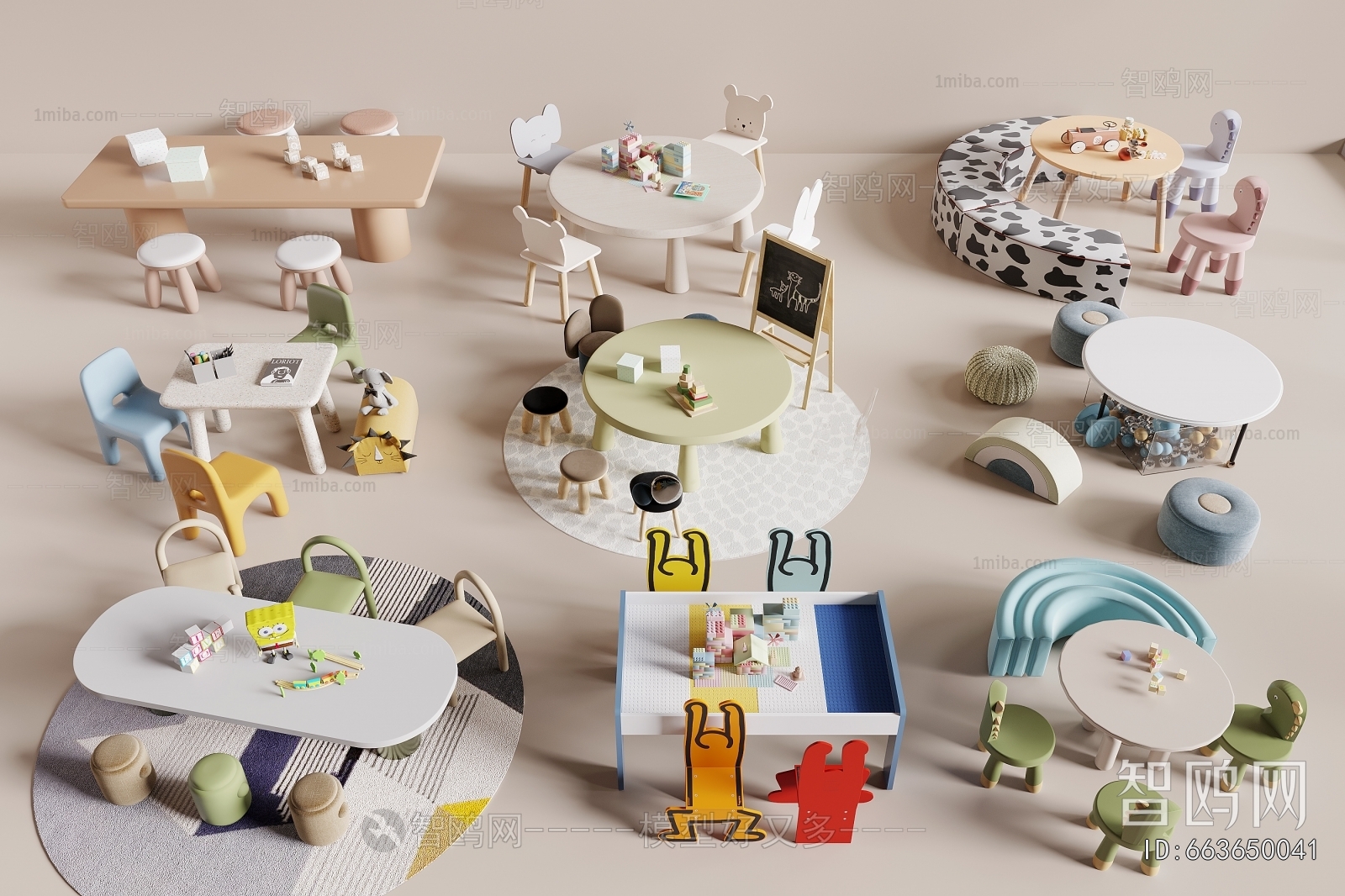 Modern Children's Table/chair