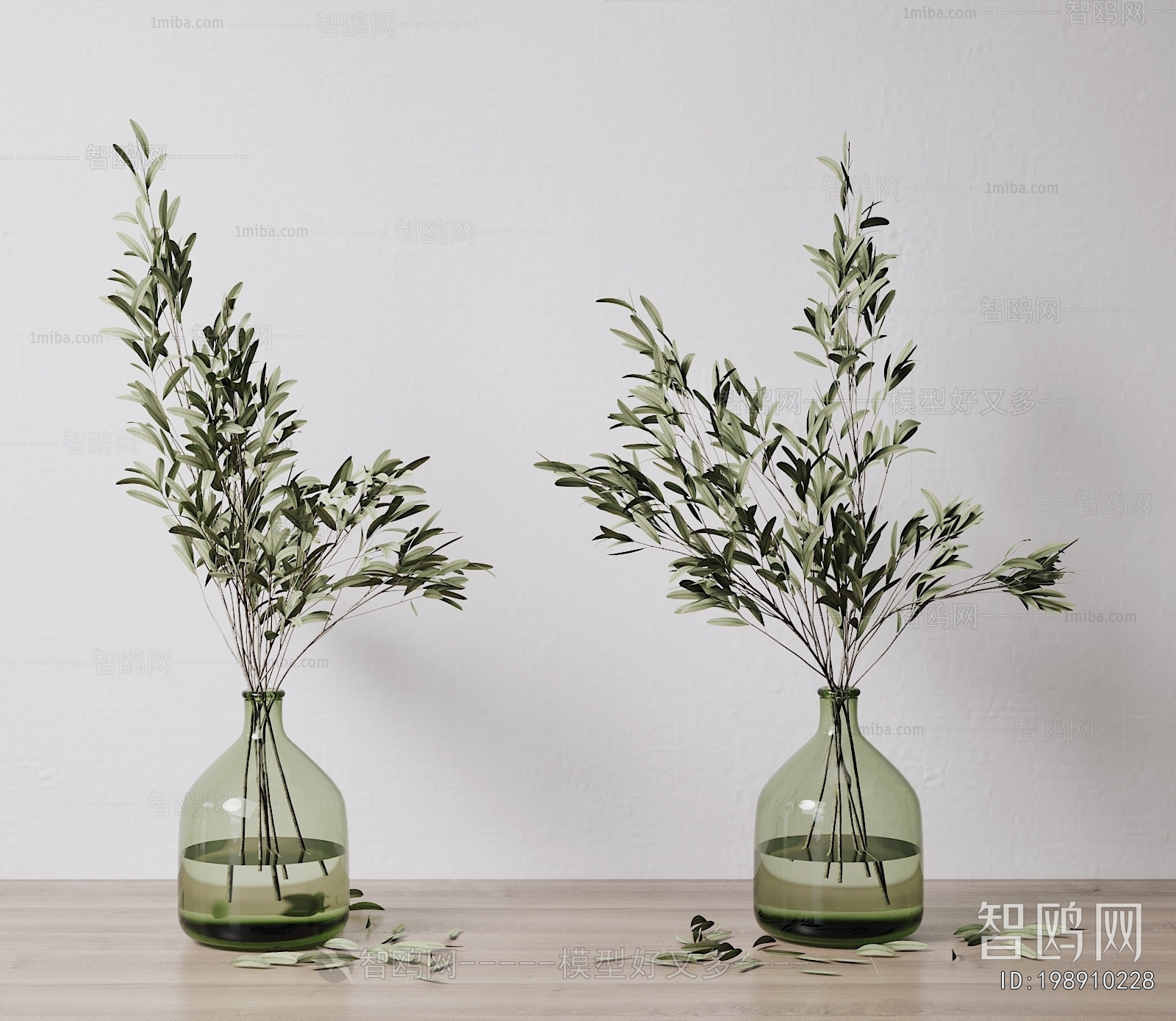 Modern Aquatic Green Plant