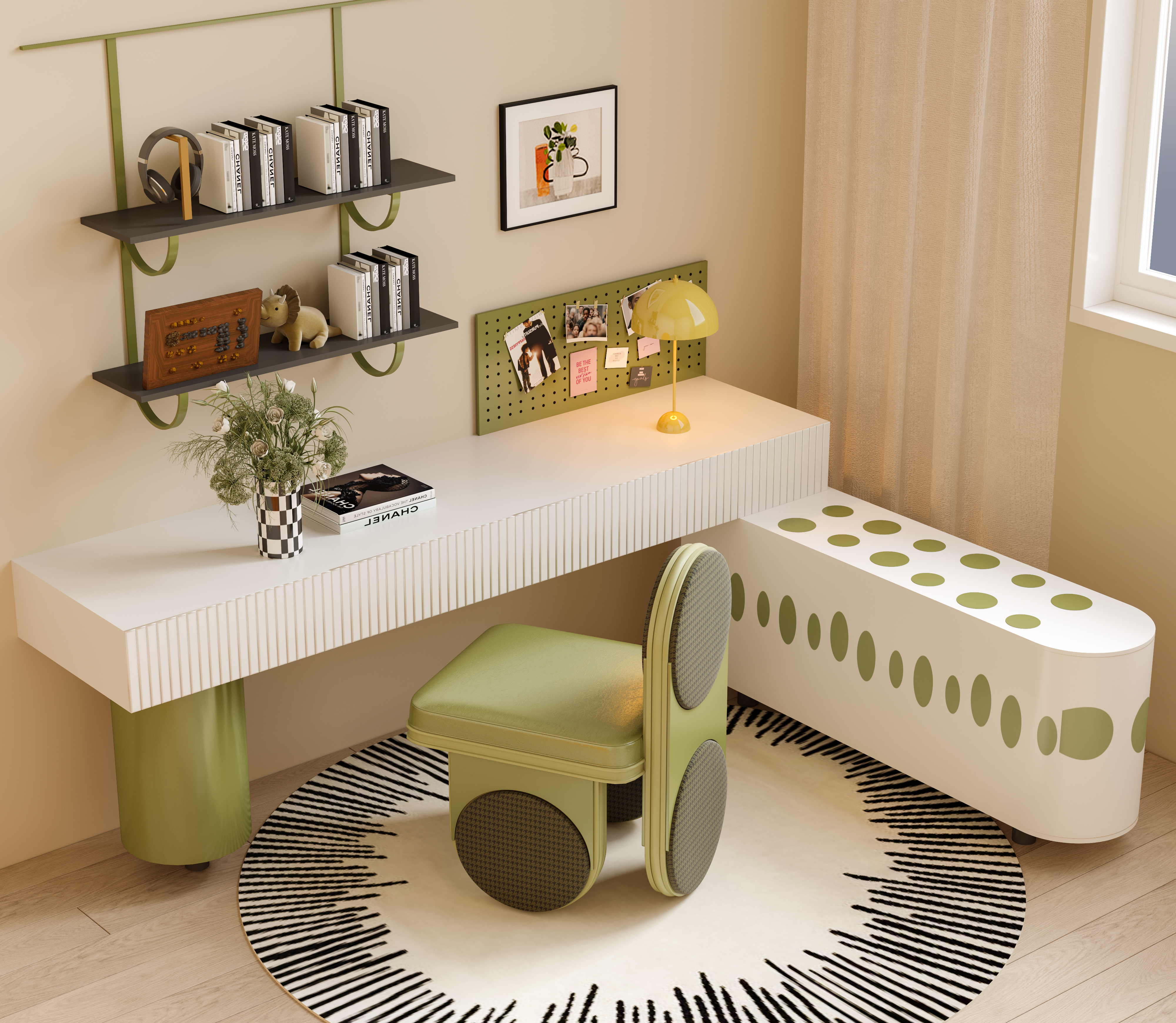 Modern Computer Desk And Chair