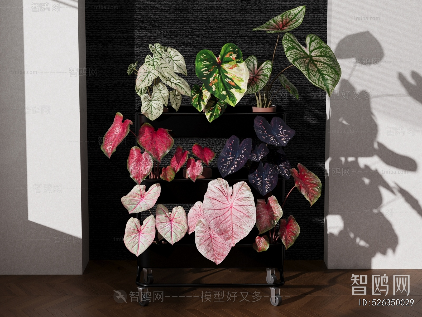 Modern Potted Green Plant