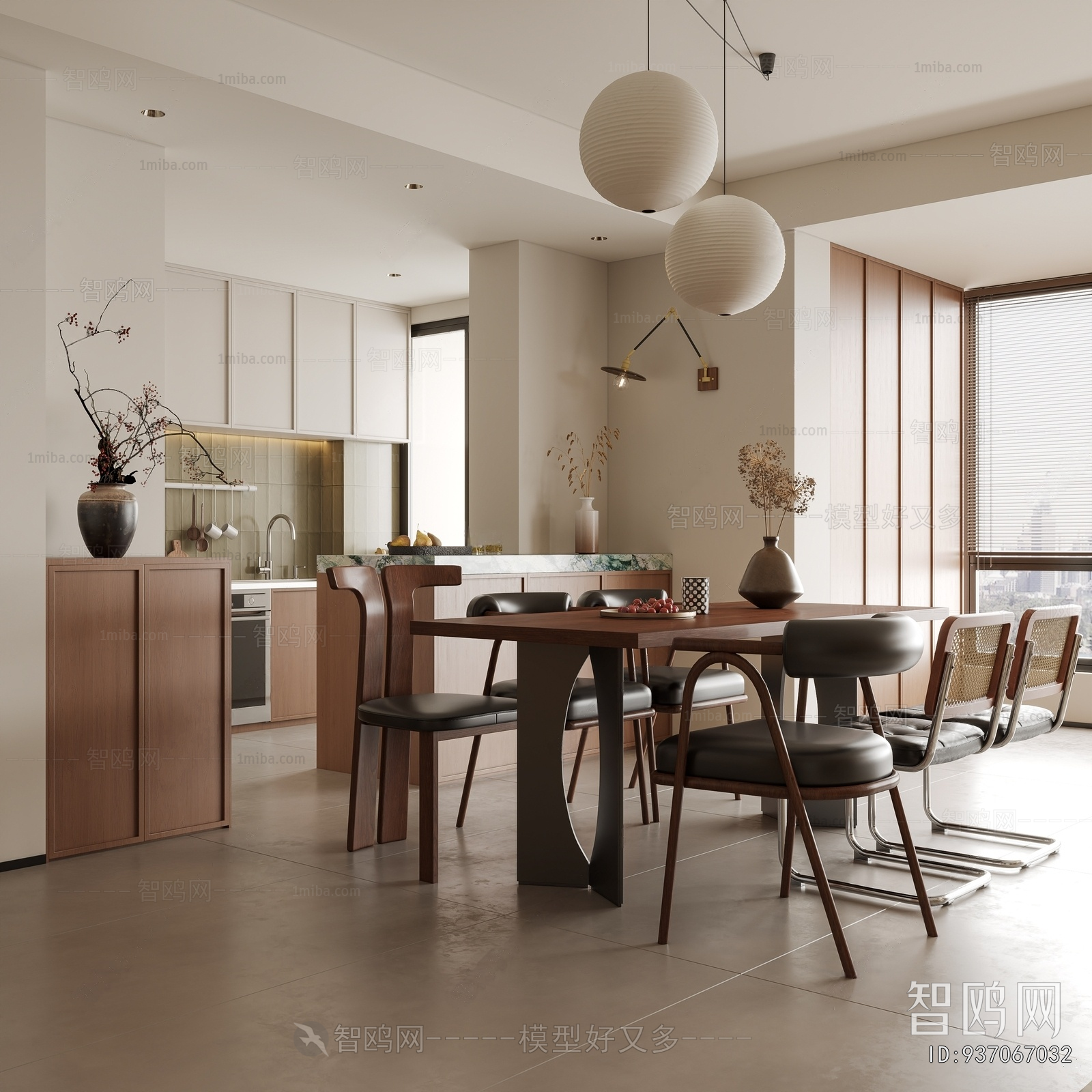 New Chinese Style Dining Room