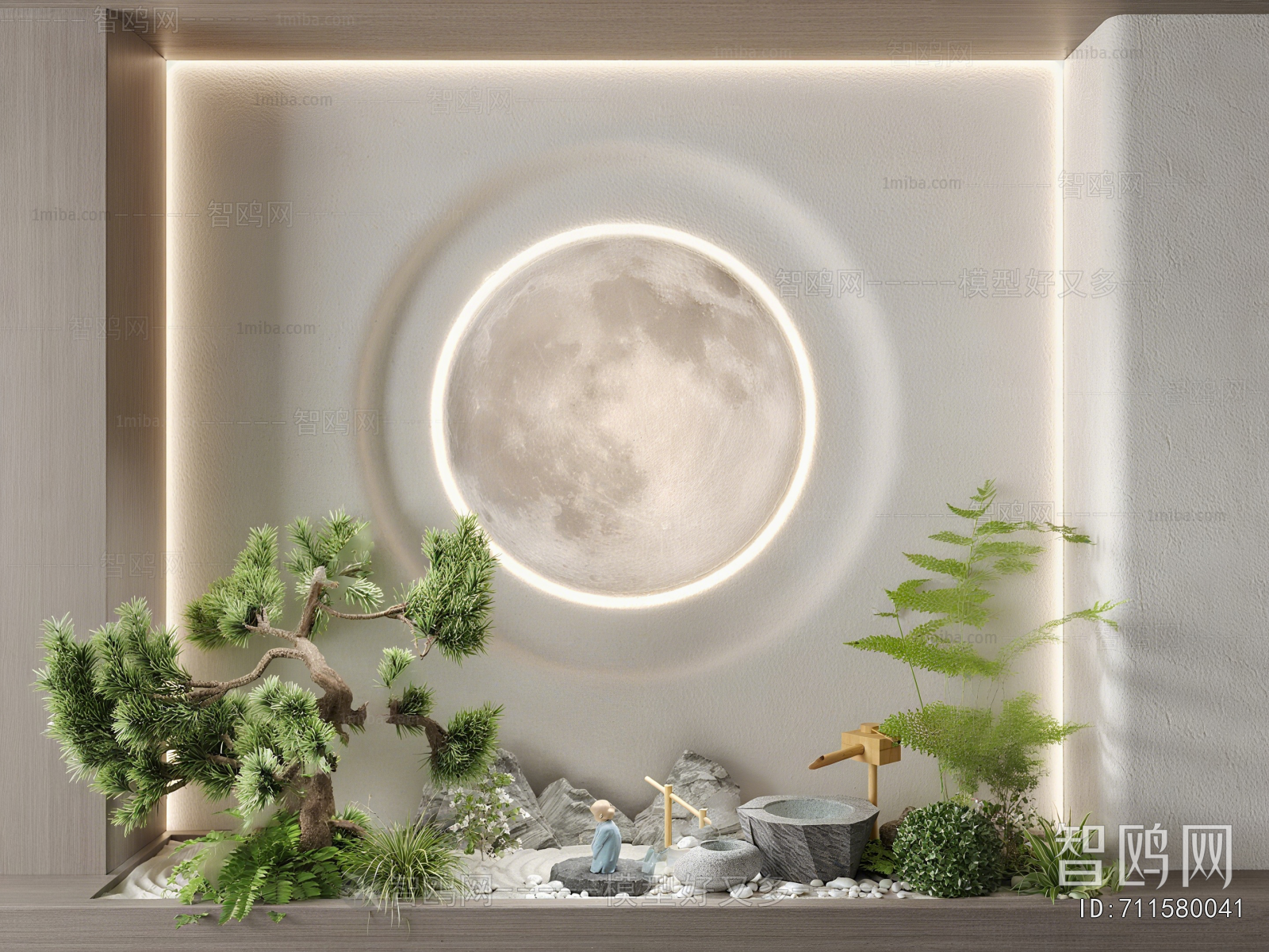 New Chinese Style Plant Landscaping