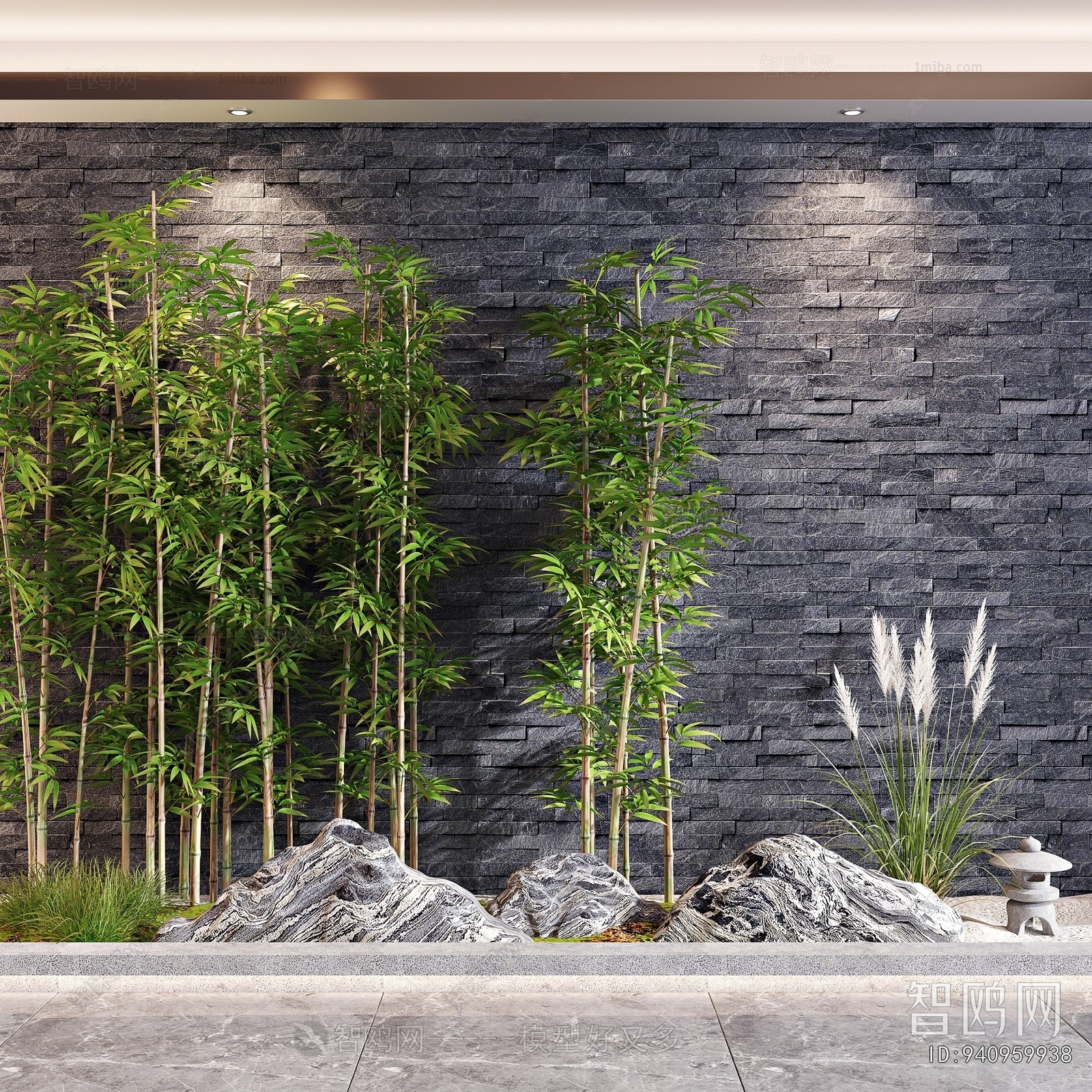 New Chinese Style Plant Landscaping