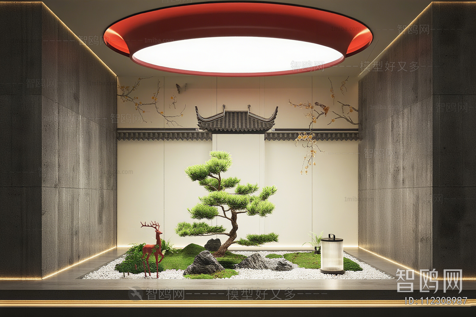 New Chinese Style Plant Landscaping