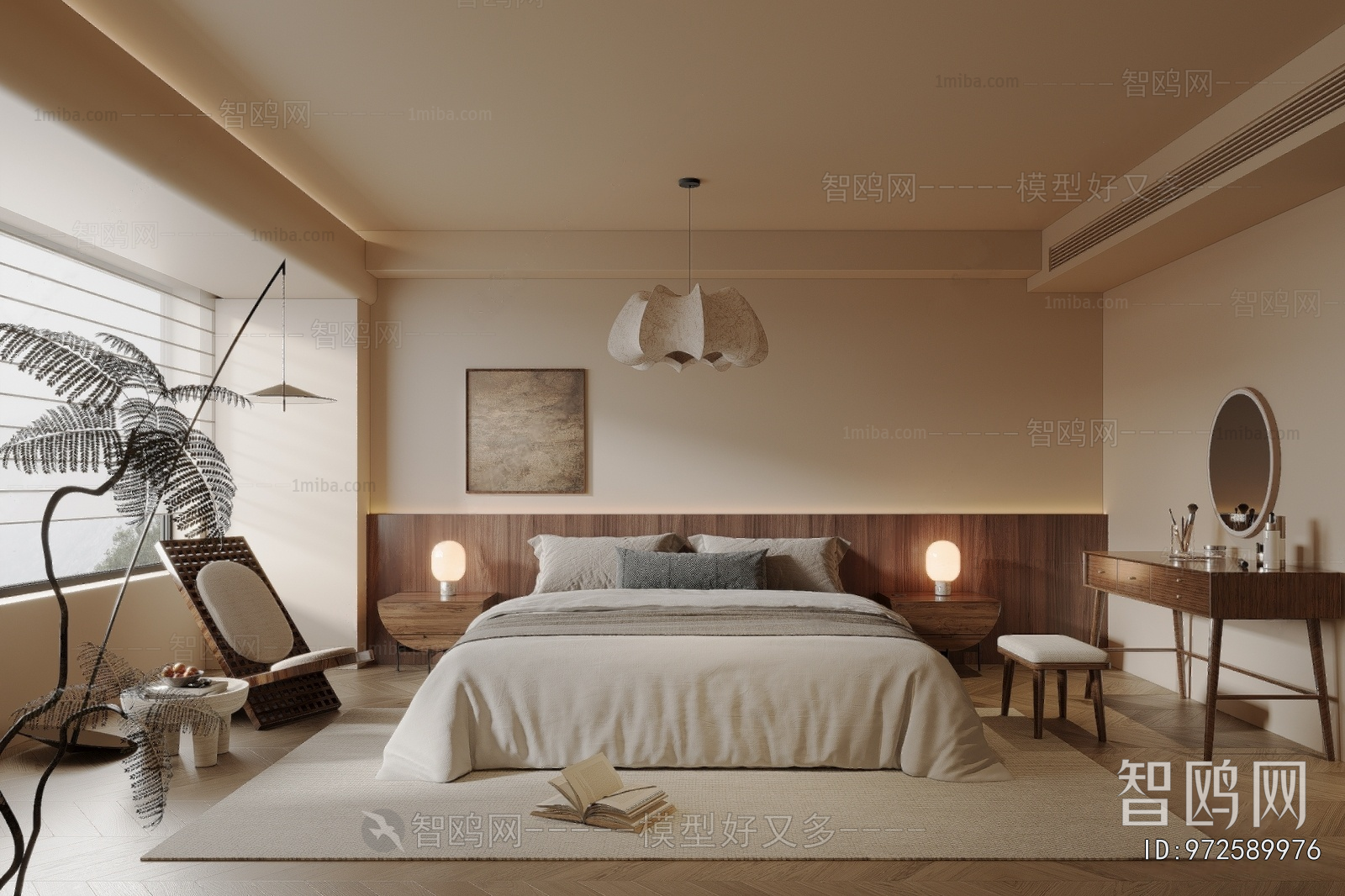 Wabi-sabi Style Bedroom