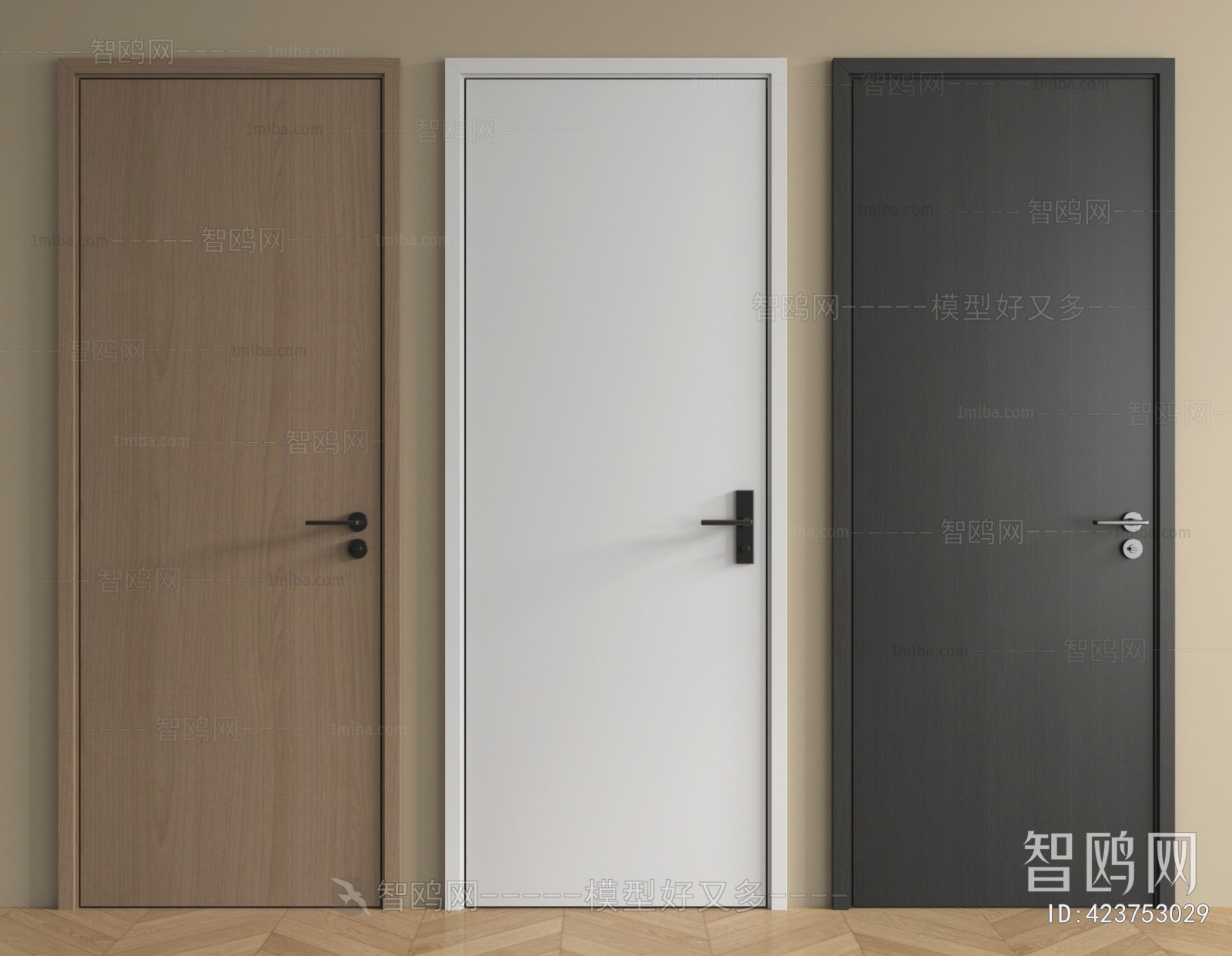 Modern Single Door