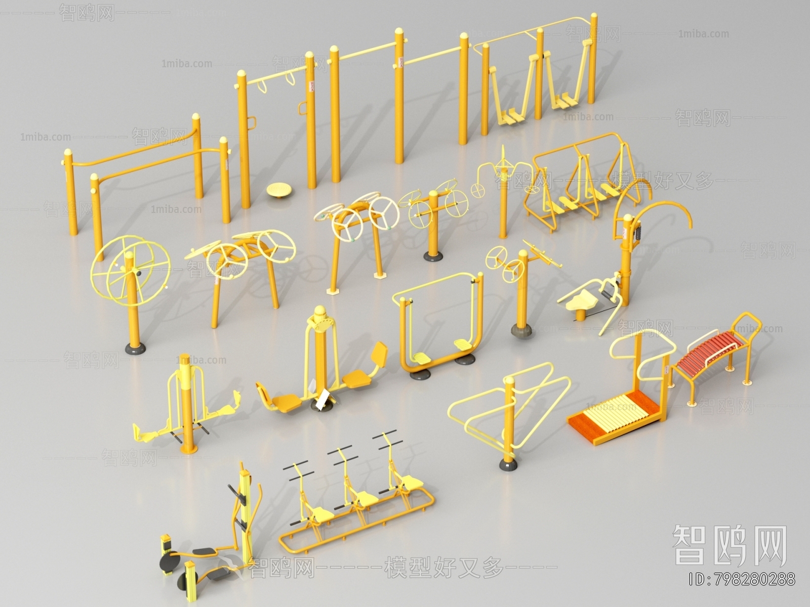 Modern Fitness Equipment