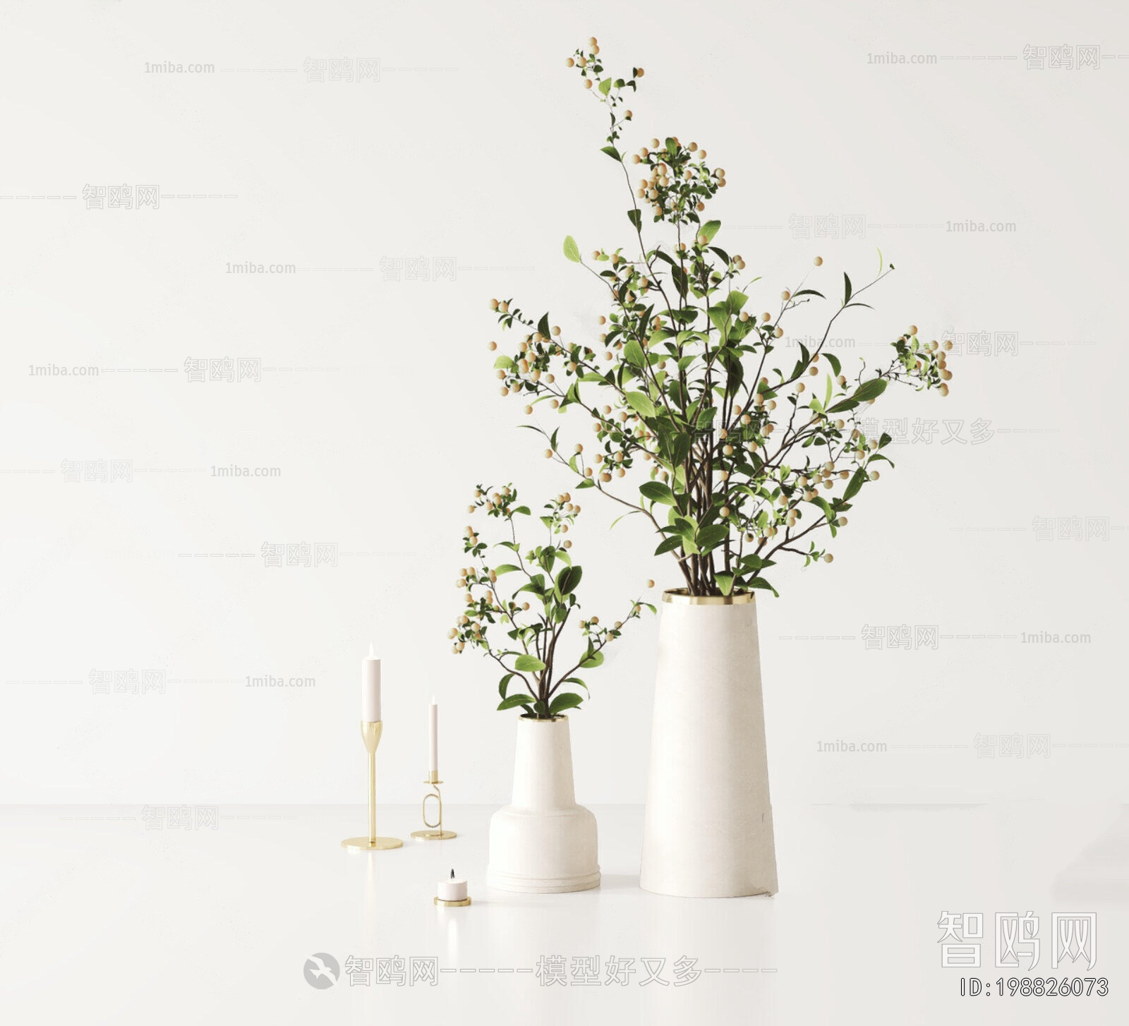 Modern Aquatic Green Plant