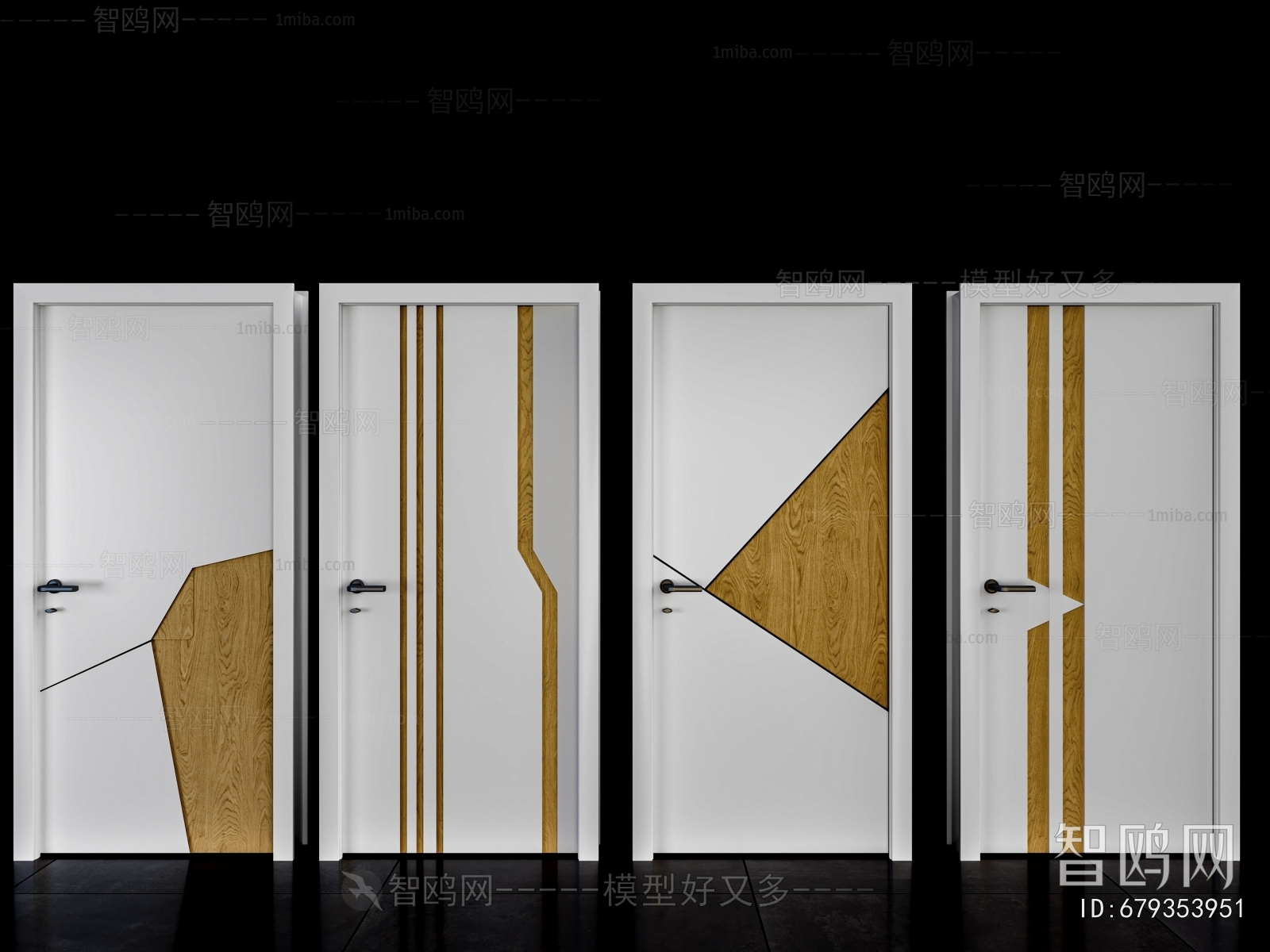 Nordic Style Single Door