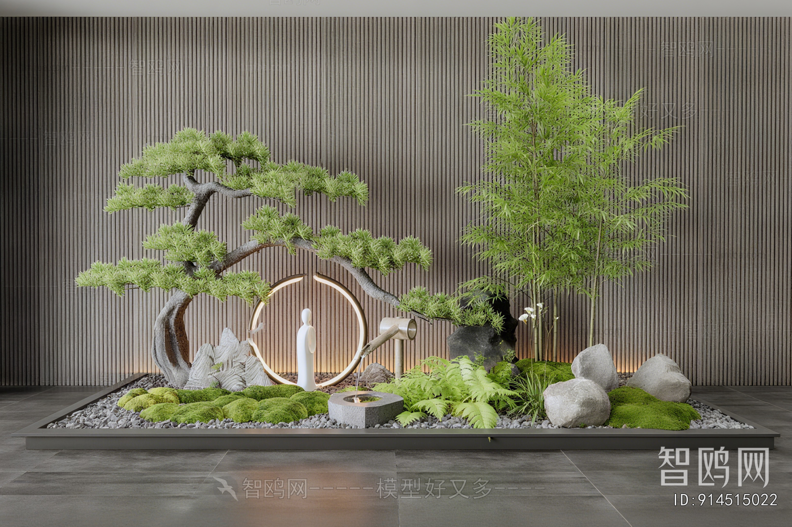 New Chinese Style Plant Landscaping