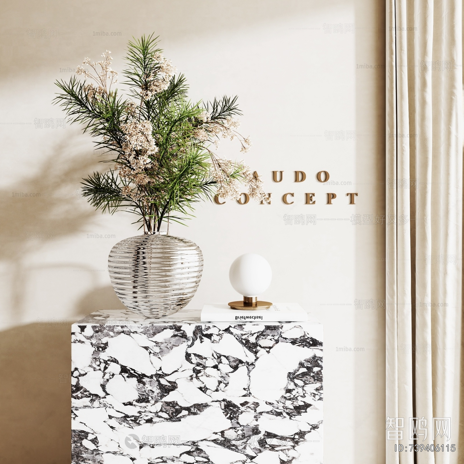 Modern Aquatic Green Plant