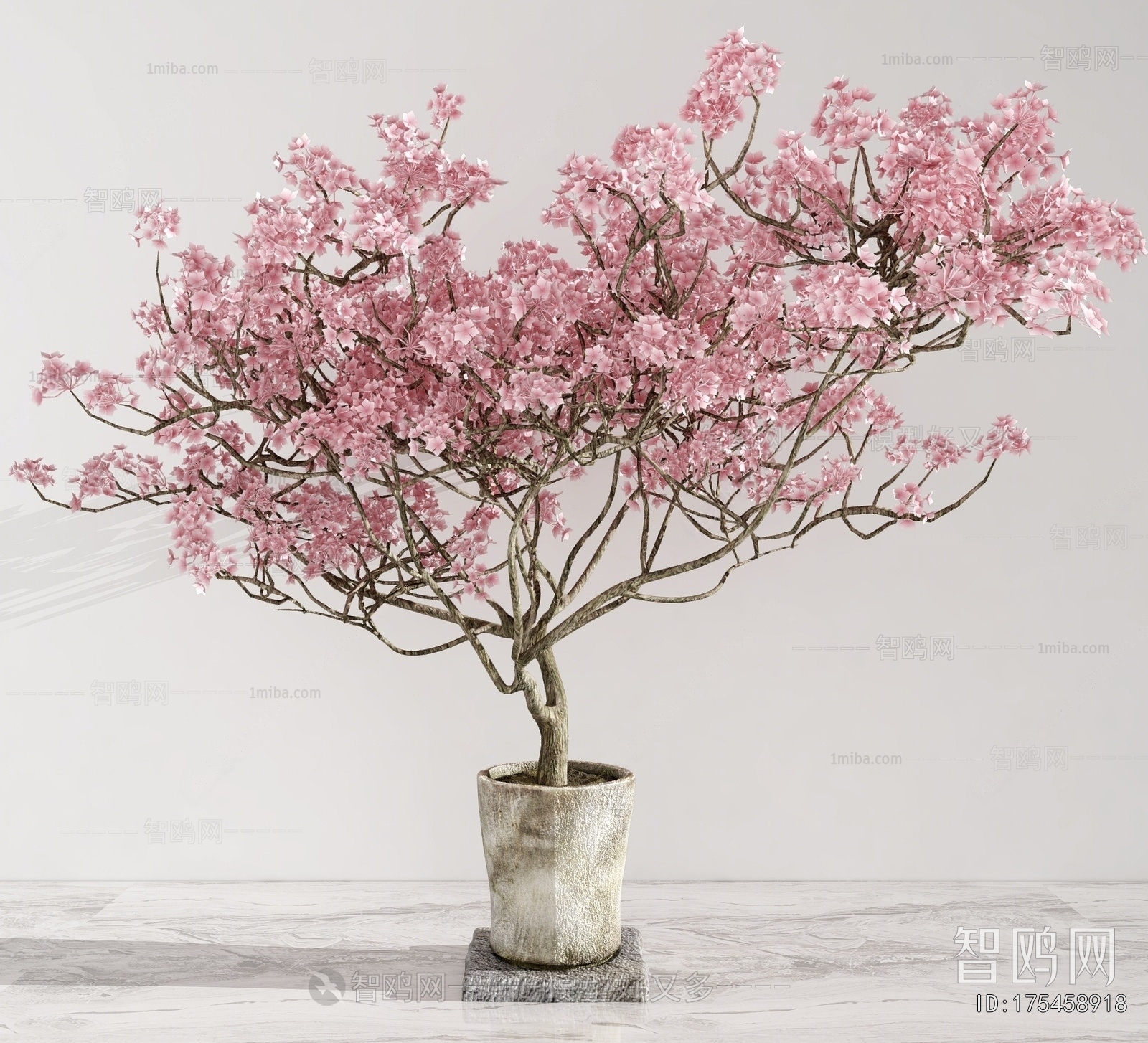 Modern Ground Green Plant Potted Plants