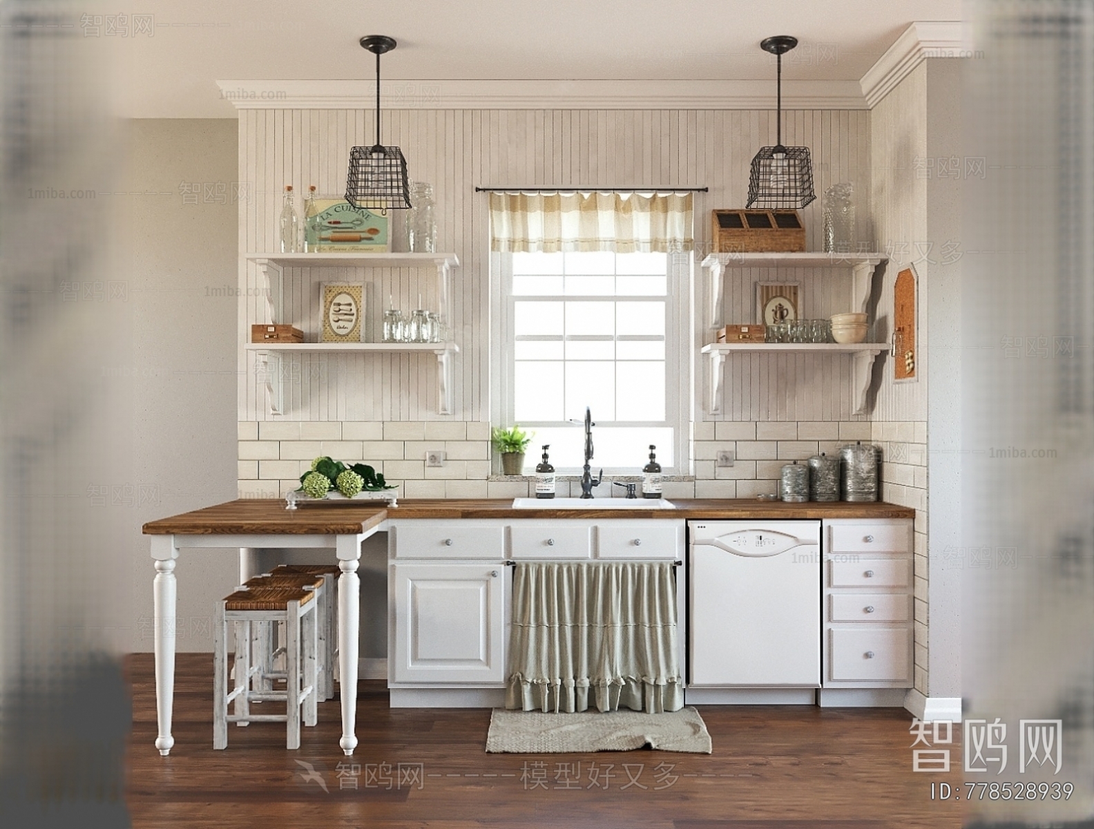 American Style Open Kitchen