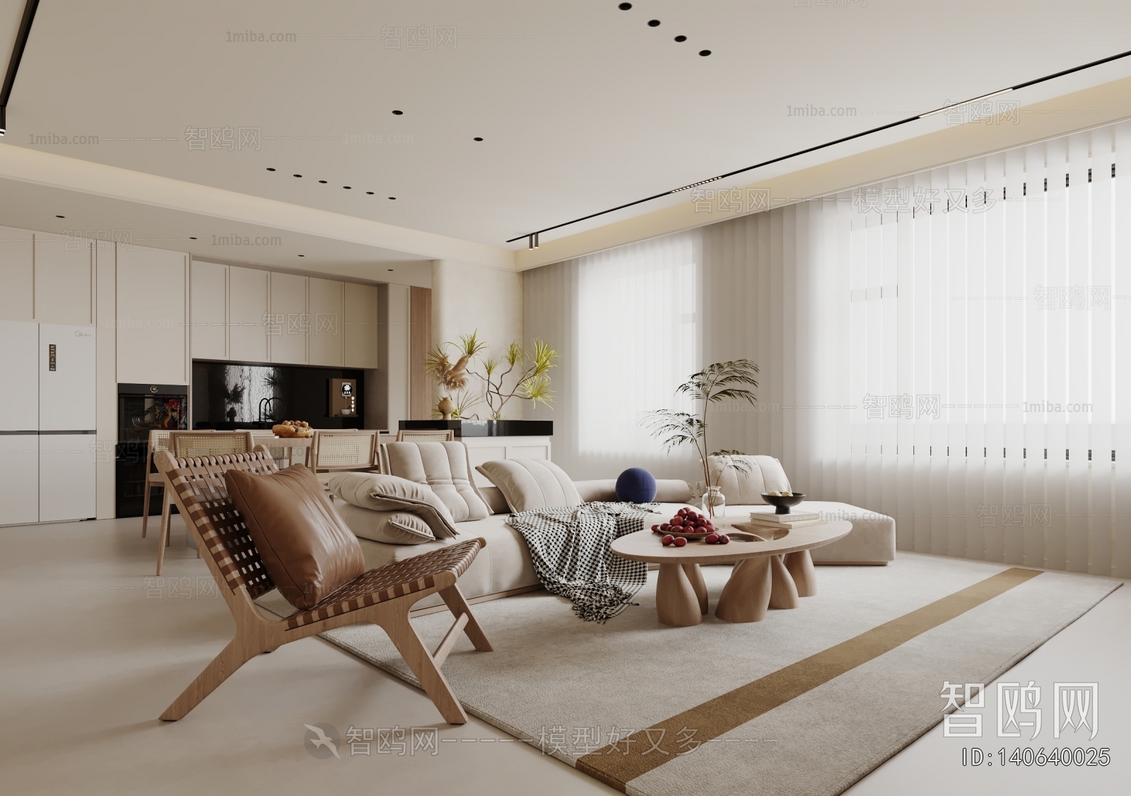 Wabi-sabi Style Dining Room