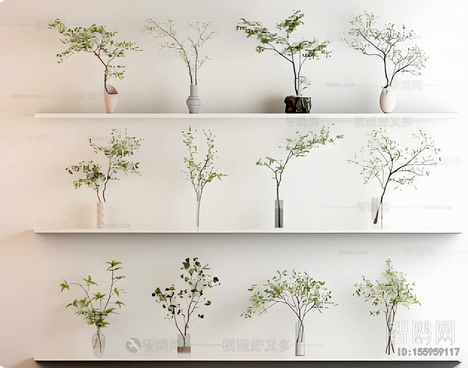 Modern Aquatic Green Plant