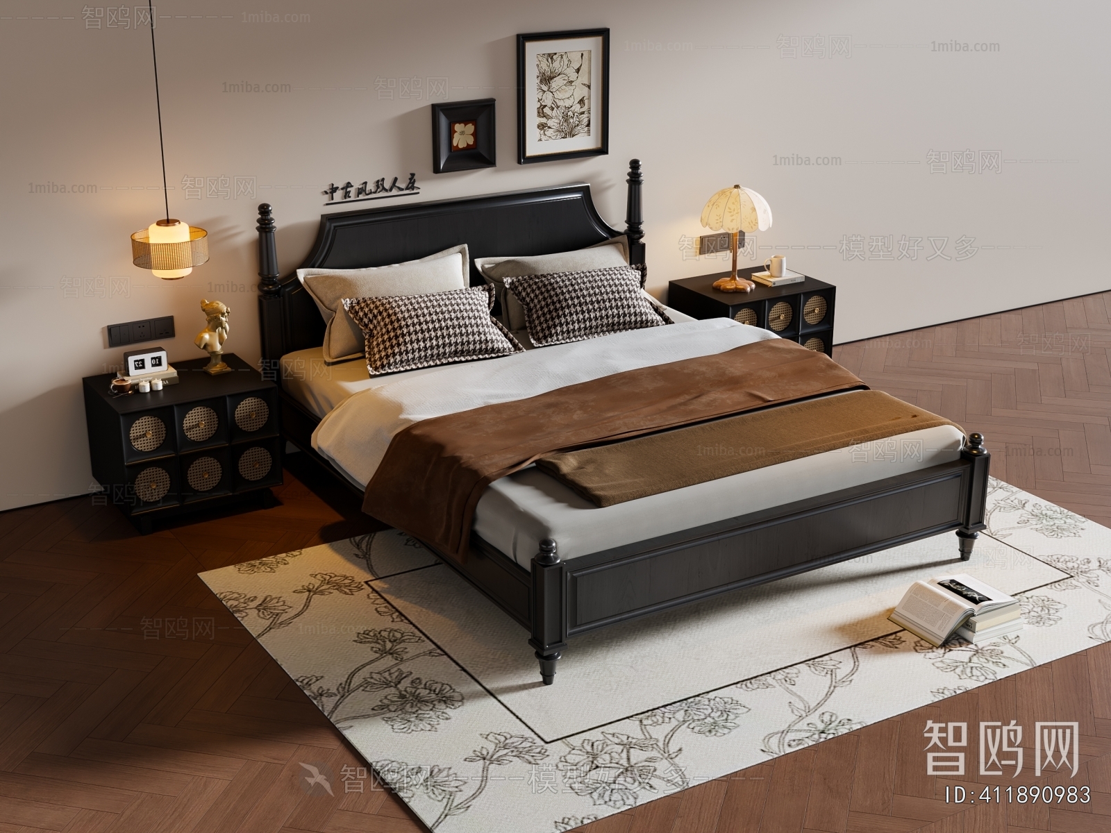 French Style Double Bed