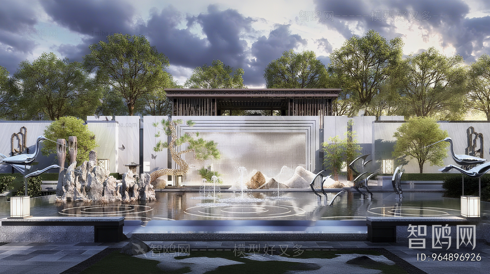 New Chinese Style Garden