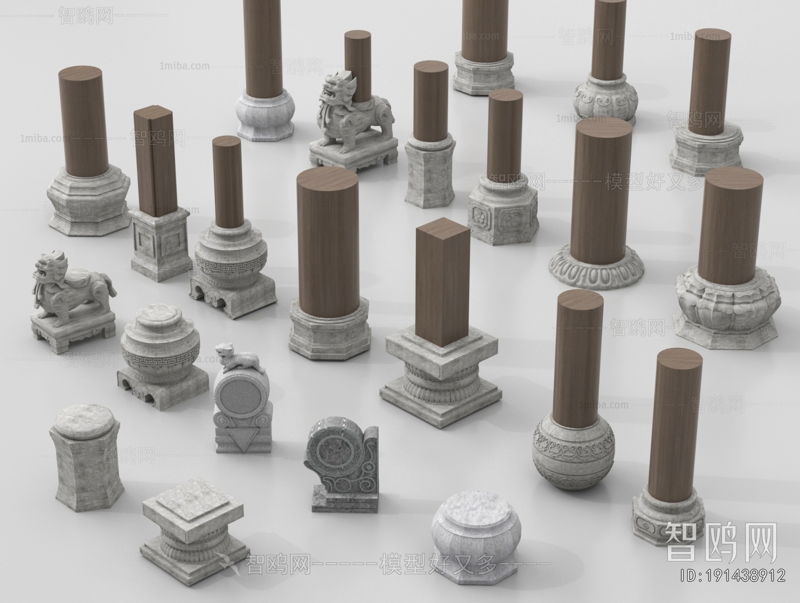 Chinese Style Column