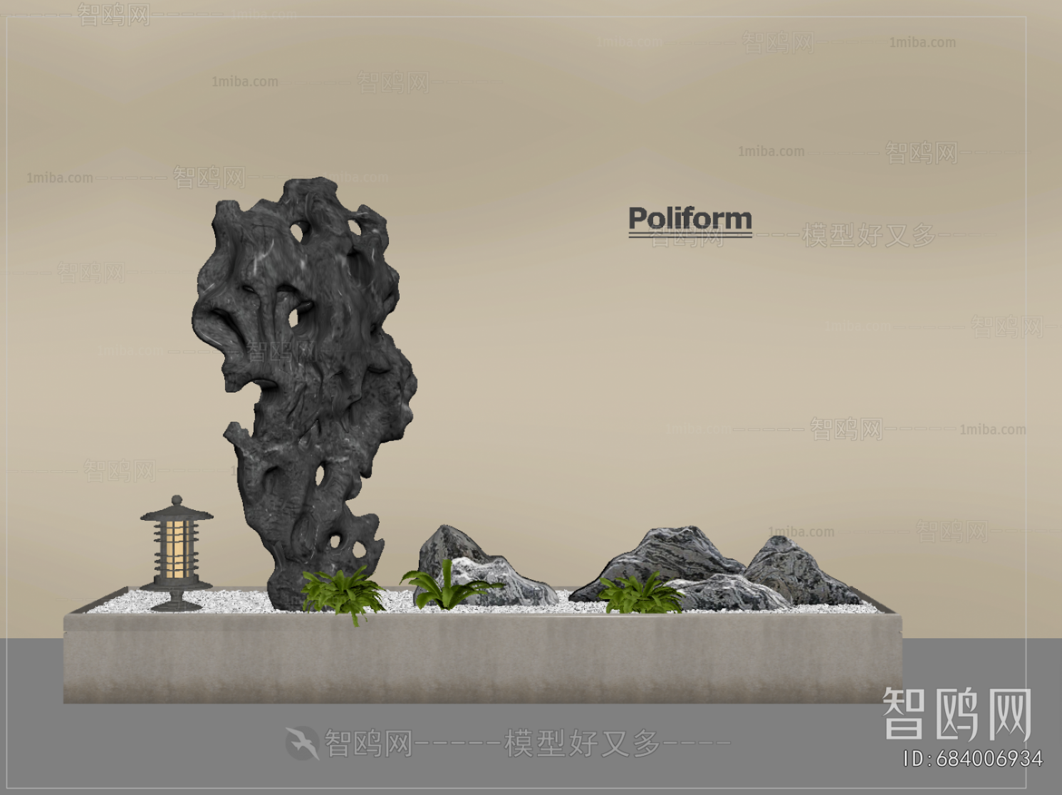 New Chinese Style Plant Landscaping