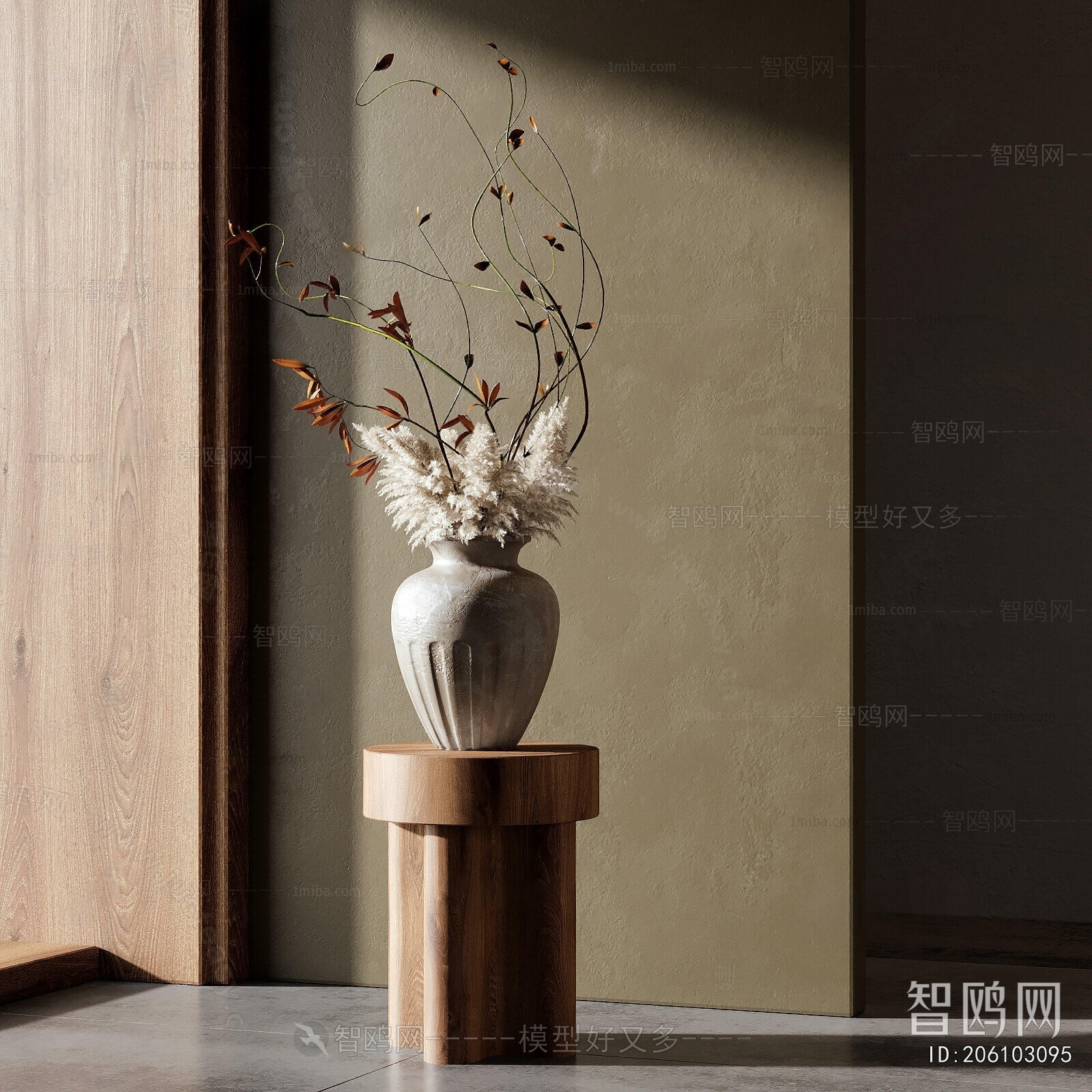 Wabi-sabi Style Dried Branch