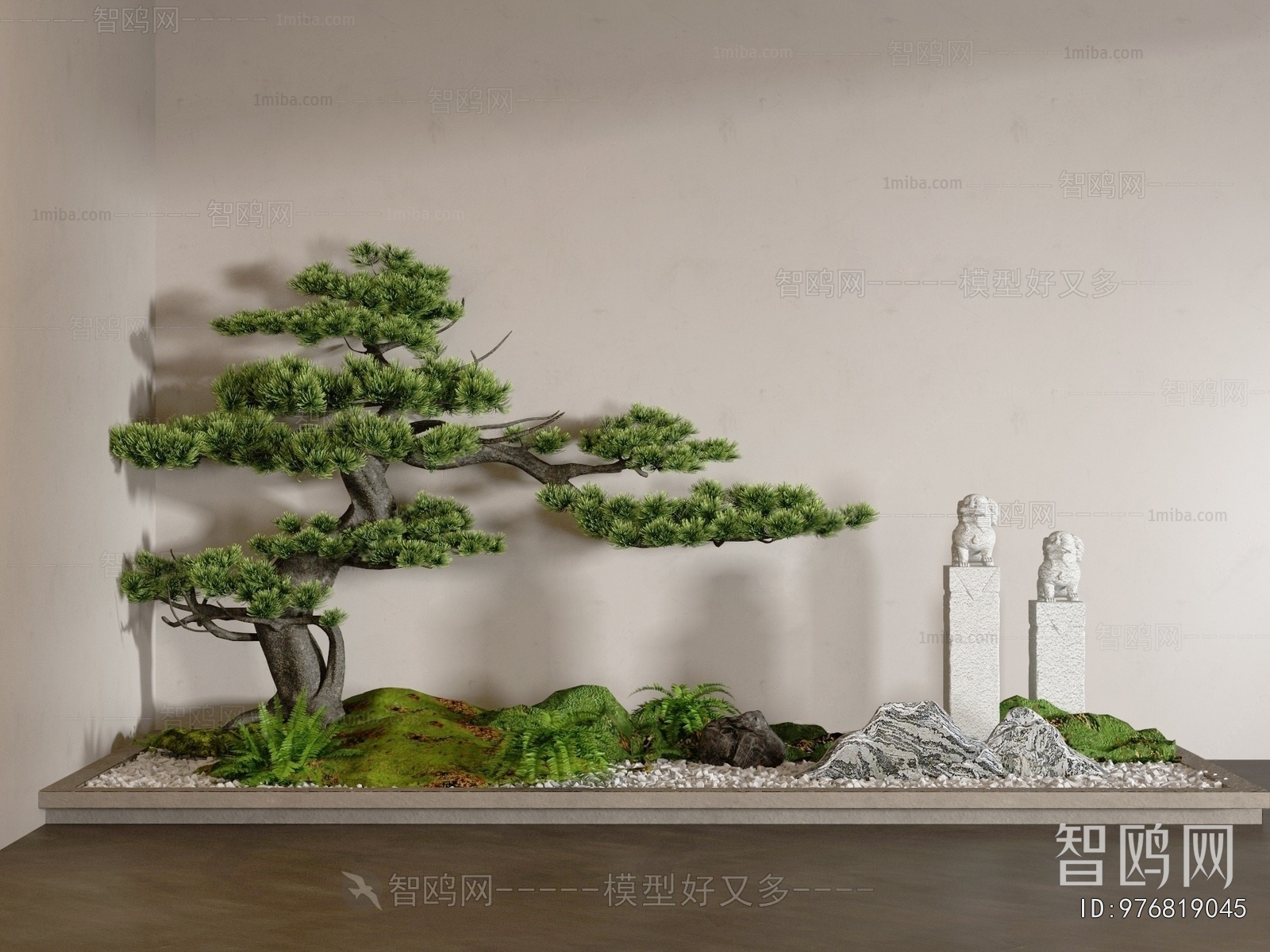 New Chinese Style Plant Landscaping