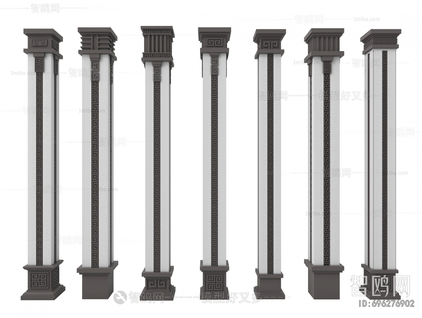 New Chinese Style Column