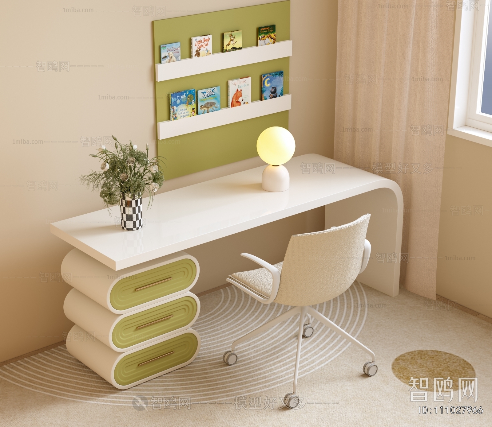 Modern Computer Desk And Chair