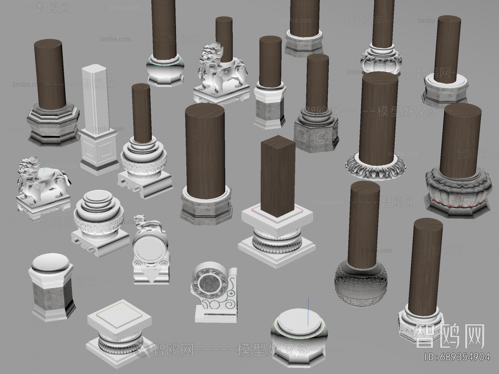 New Chinese Style Column