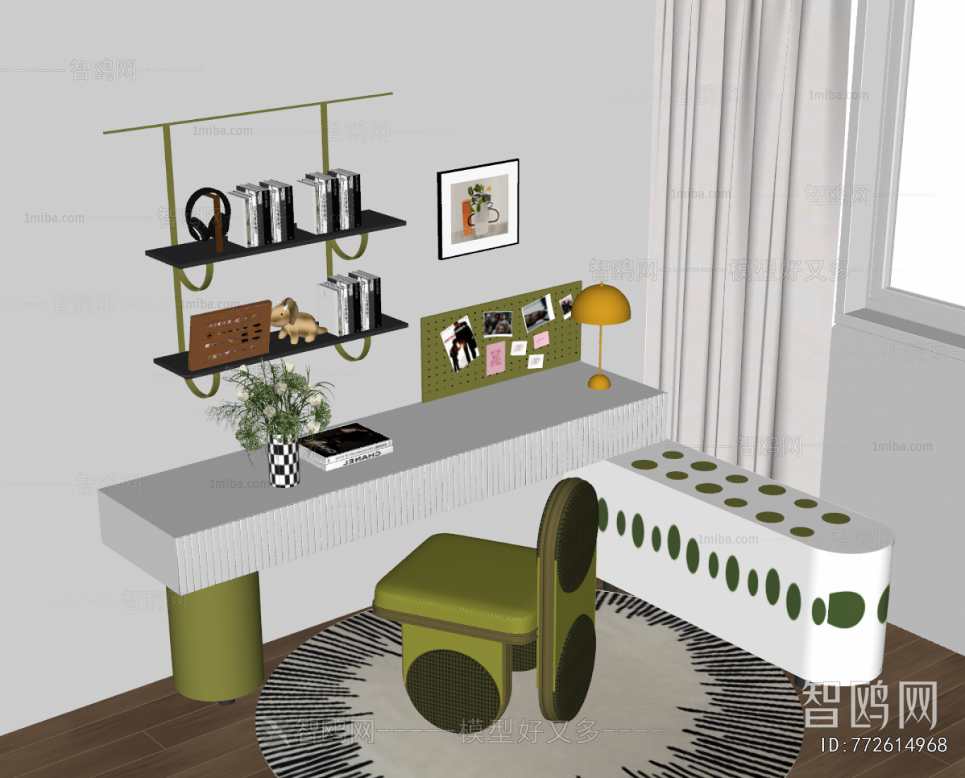 Modern Computer Desk And Chair