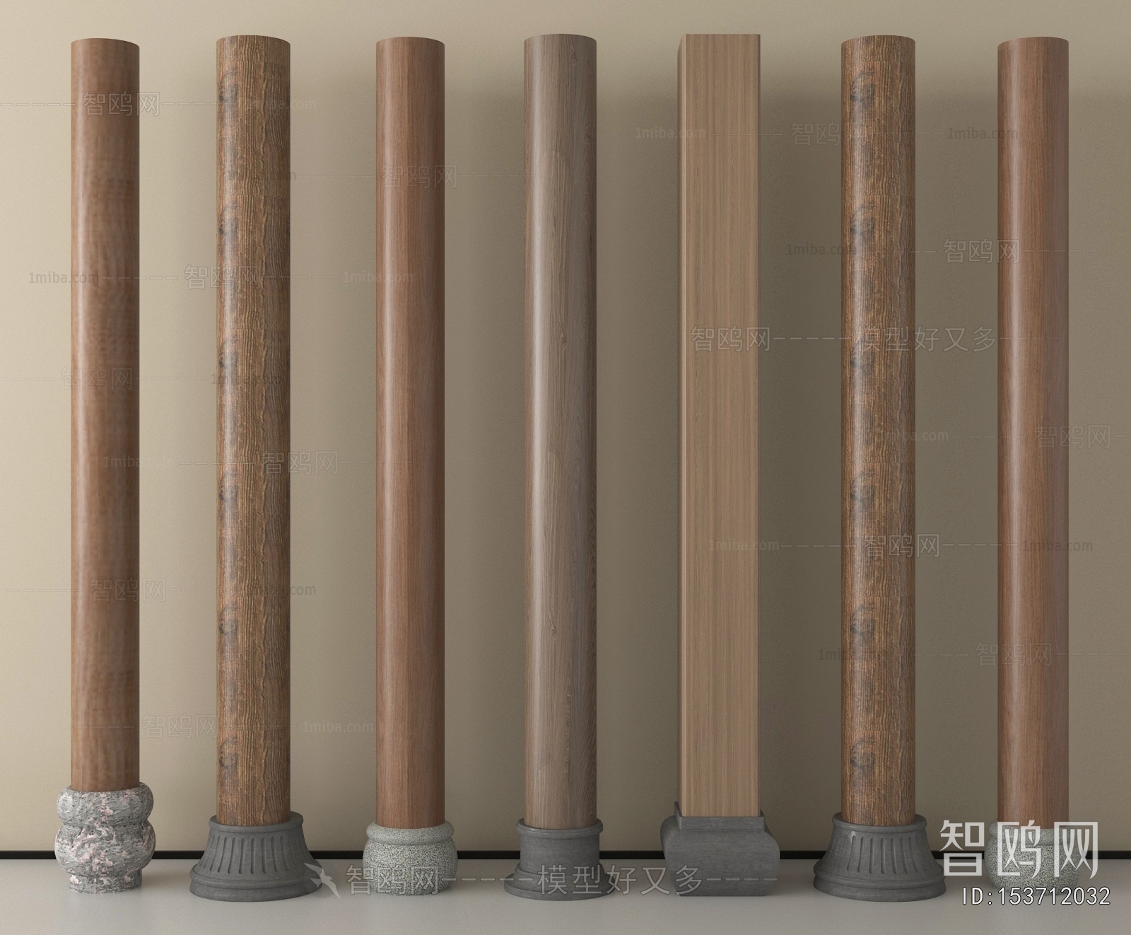 New Chinese Style Column