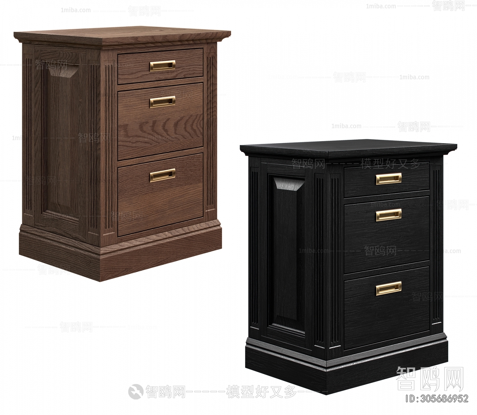 American Style Bedside Cupboard