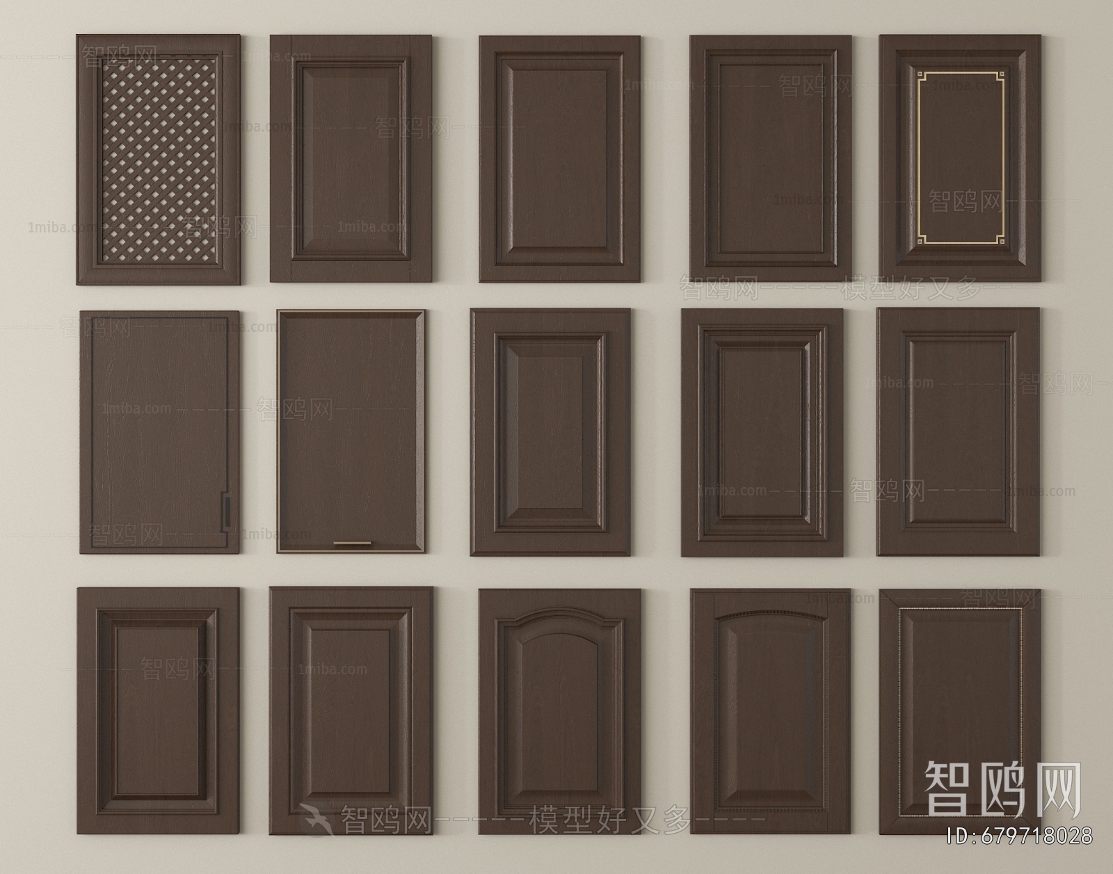 New Chinese Style Door Panel