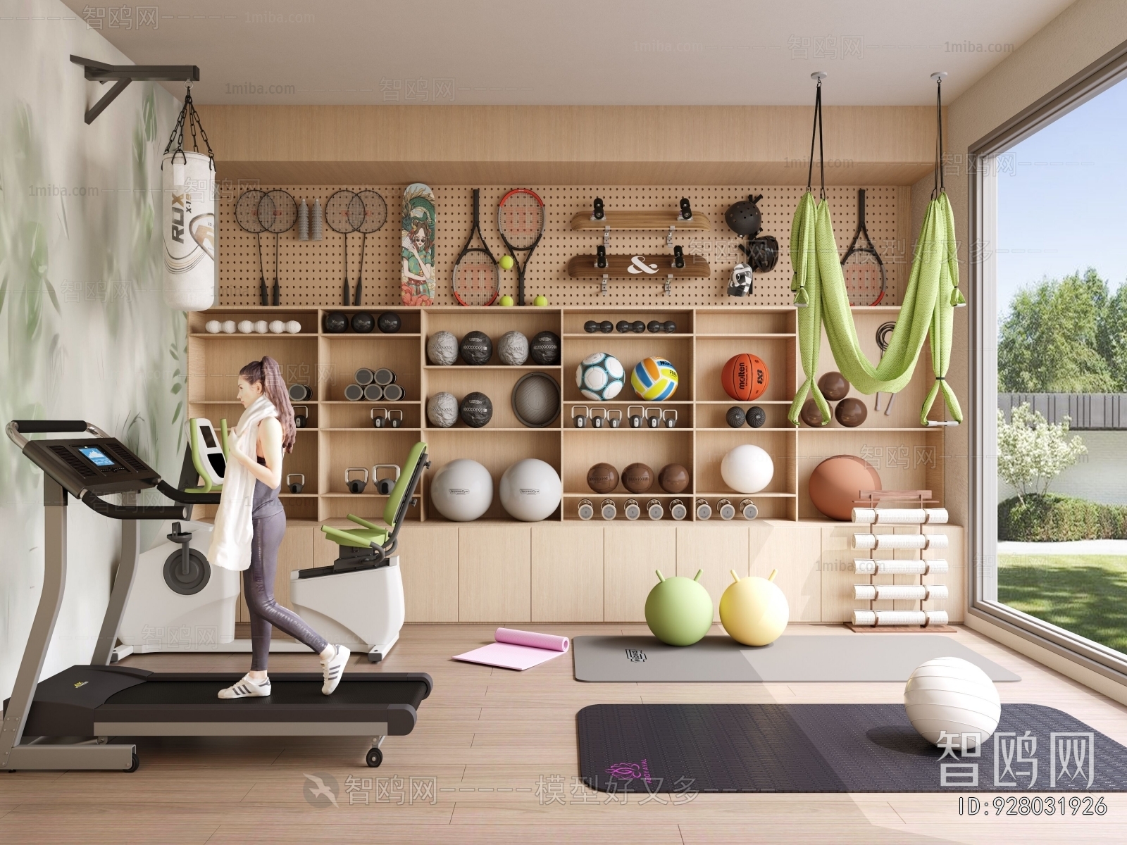 Modern Home Fitness Room