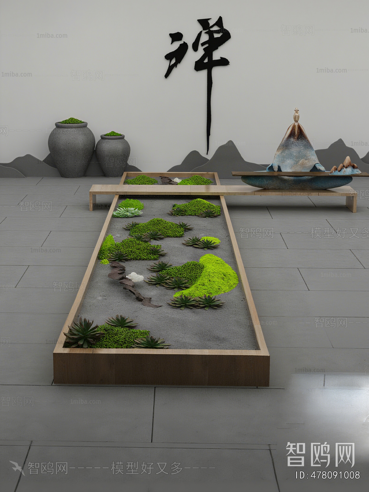 New Chinese Style Plant Landscaping