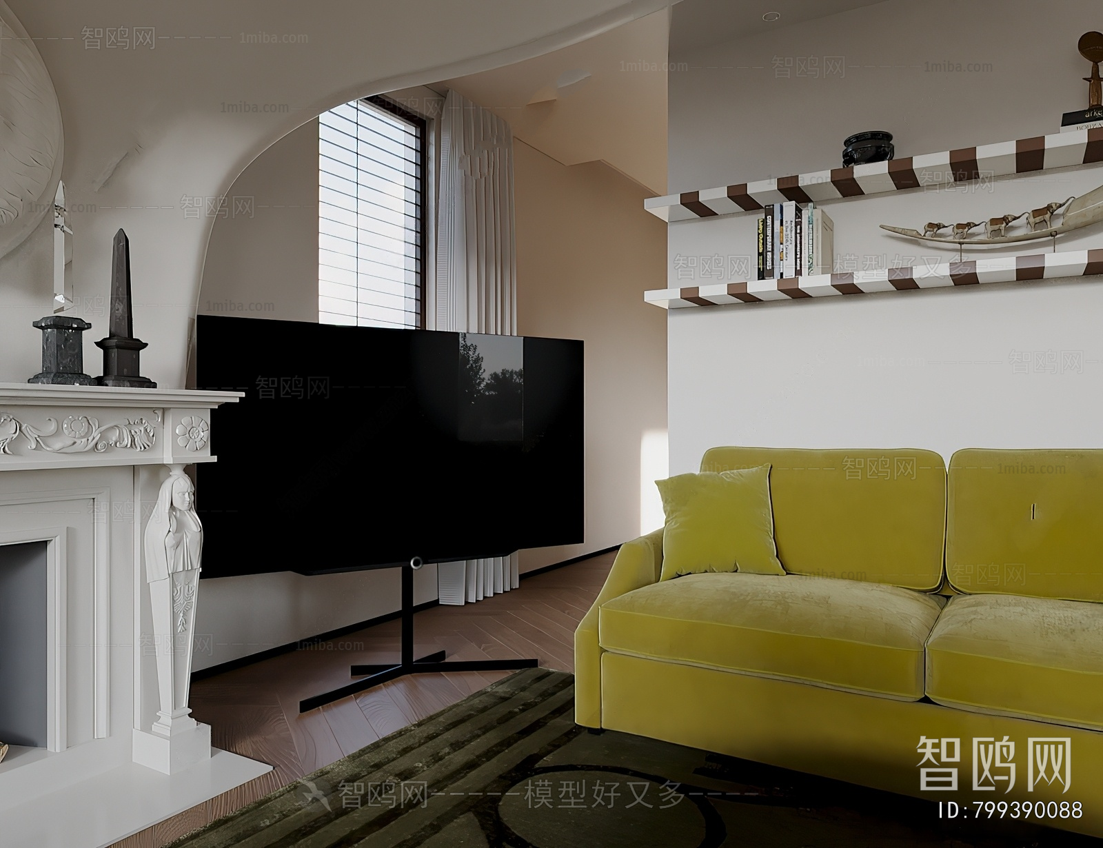 Modern Multi Person Sofa