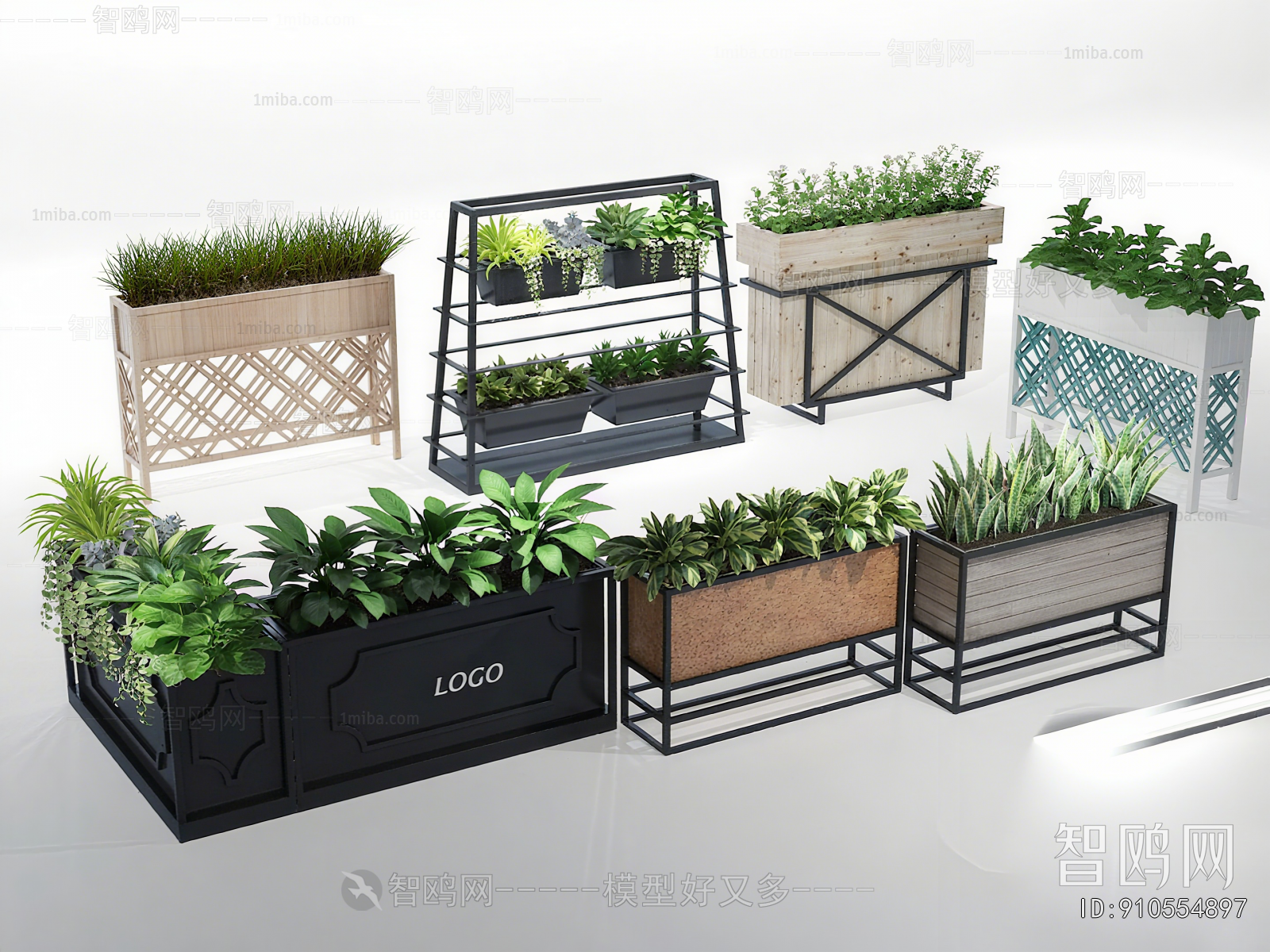 Modern Flower Bed, Flower Bowl, Flower Box