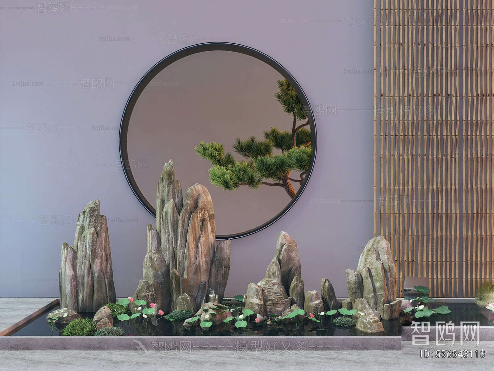 New Chinese Style Plant Landscaping