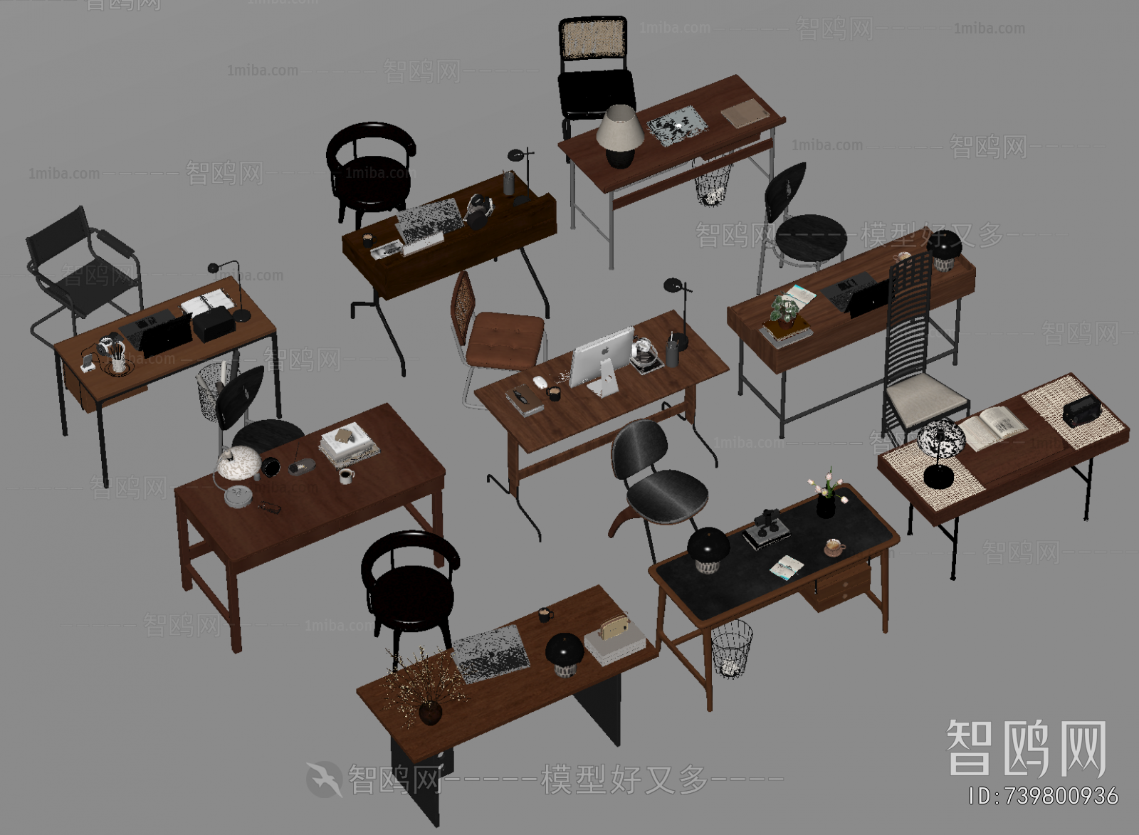 Modern Computer Desk And Chair