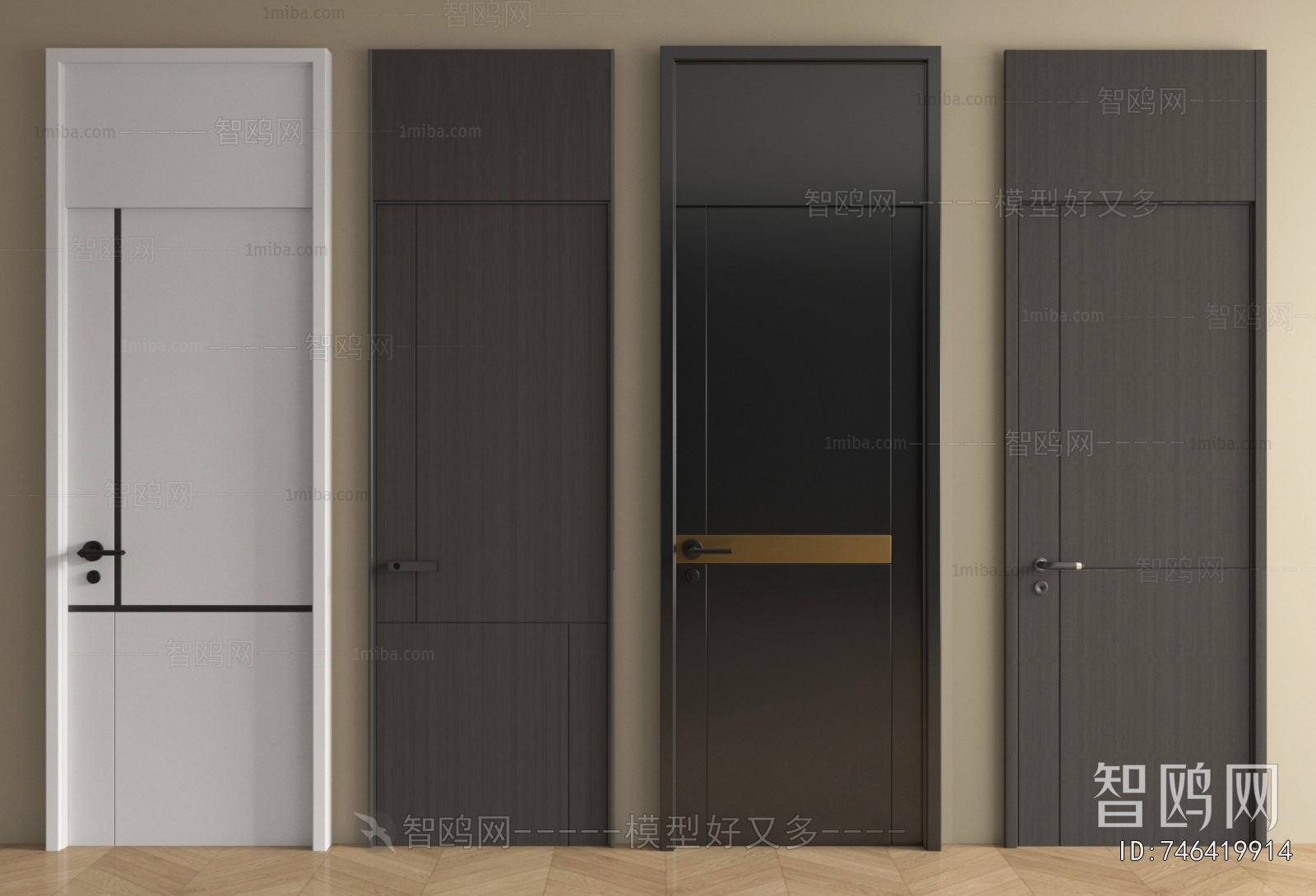 Modern Single Door