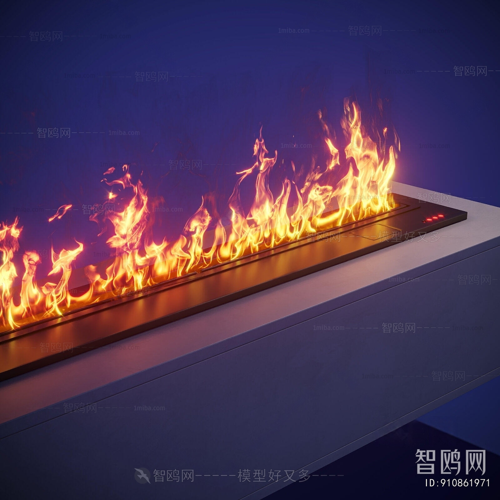 Modern Electronic Fireplace