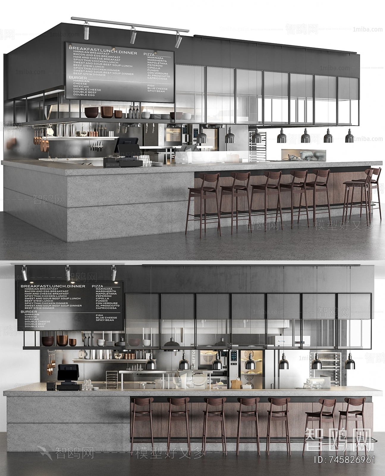 Modern Counter Bar